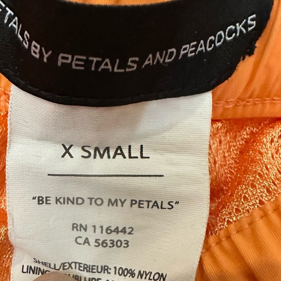 Petals by Petals and Peacocks ~ Orange Insulated Ski Snow Track Pants~XS~NWOT - Picture 5 of 8